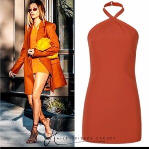 LHD orange dress